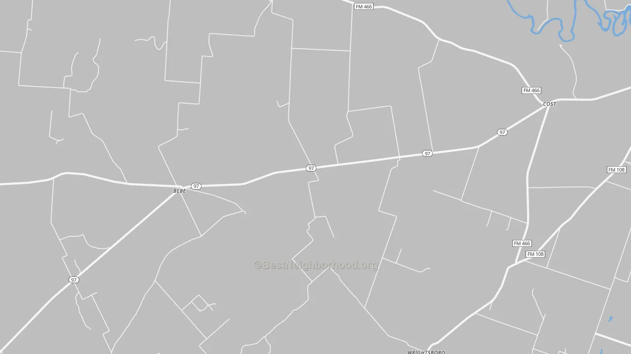Walk Grade map of 78614, TX, walkable areas in green and car-dependent areas in red