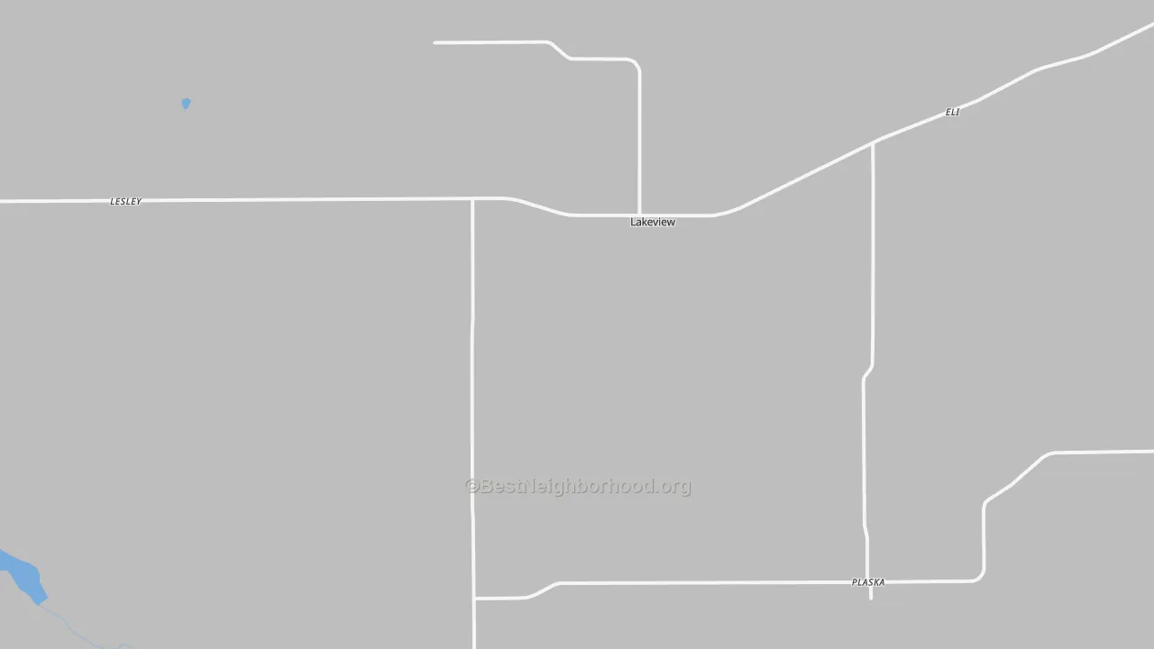 Walk Grade map of 79239, TX, walkable areas in green and car-dependent areas in red