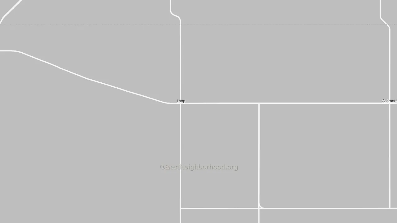 Walk Grade map of 79342, TX, walkable areas in green and car-dependent areas in red