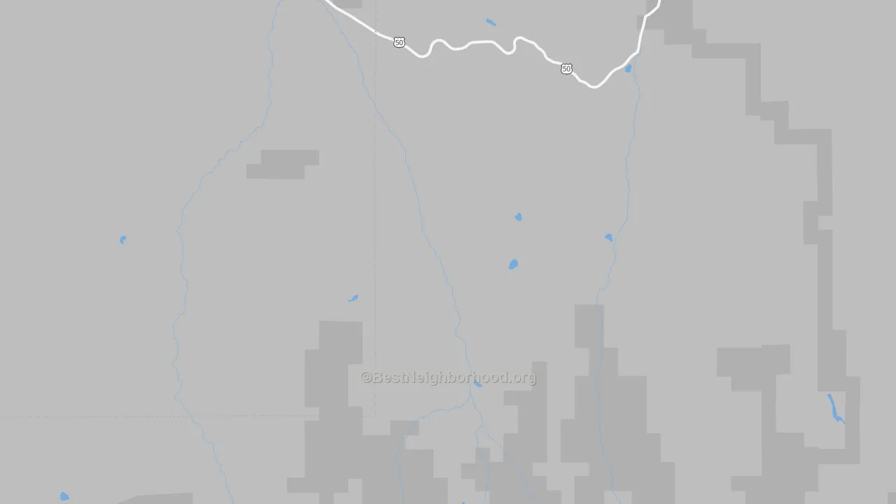 Walk Grade map of 81220, CO, walkable areas in green and car-dependent areas in red