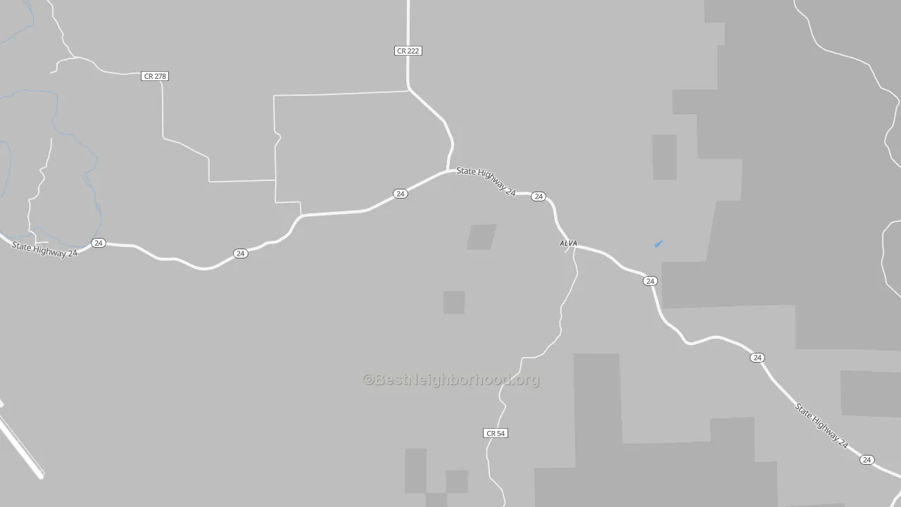 Walk Grade map of 82711, WY, walkable areas in green and car-dependent areas in red