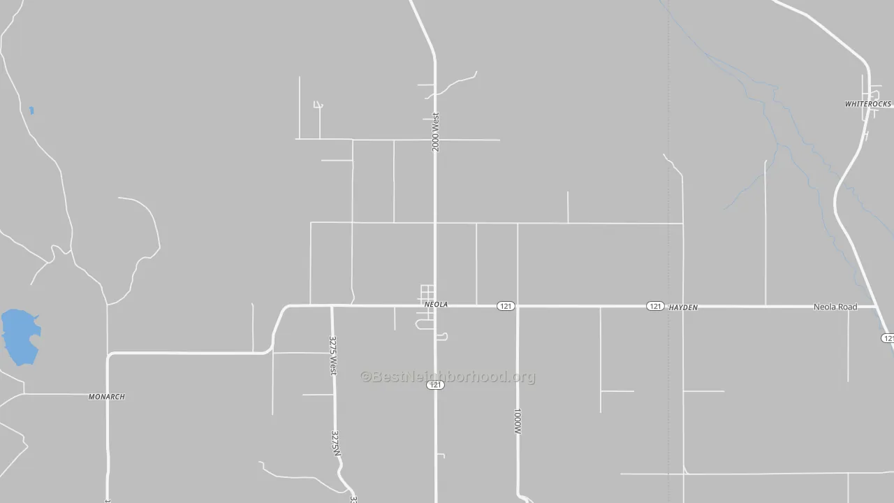 Walk Grade map of 84053, UT, walkable areas in green and car-dependent areas in red