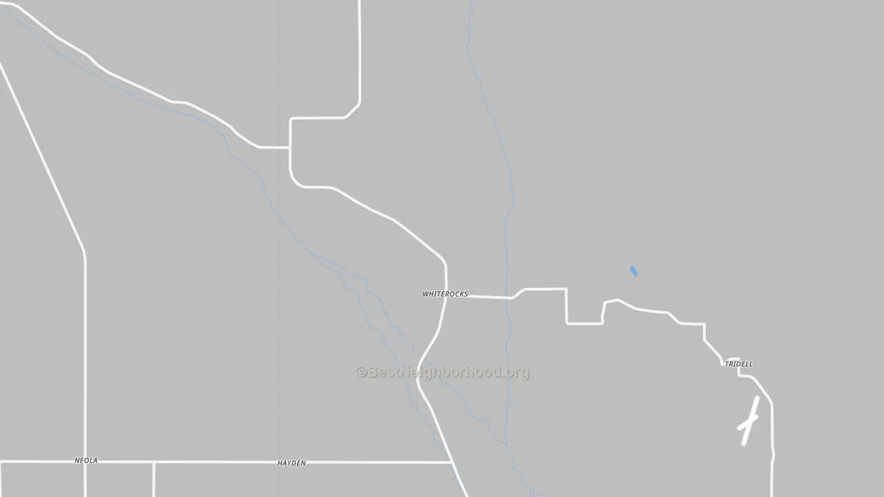 Walk Grade map of 84085, UT, walkable areas in green and car-dependent areas in red