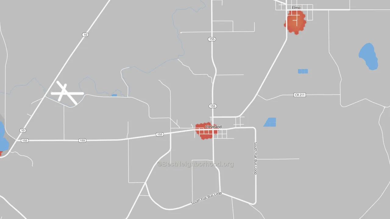 Walk Grade map of 84518, UT, walkable areas in green and car-dependent areas in red
