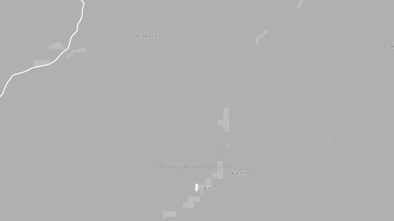 Walk Grade map of 85922, AZ, walkable areas in green and car-dependent areas in red