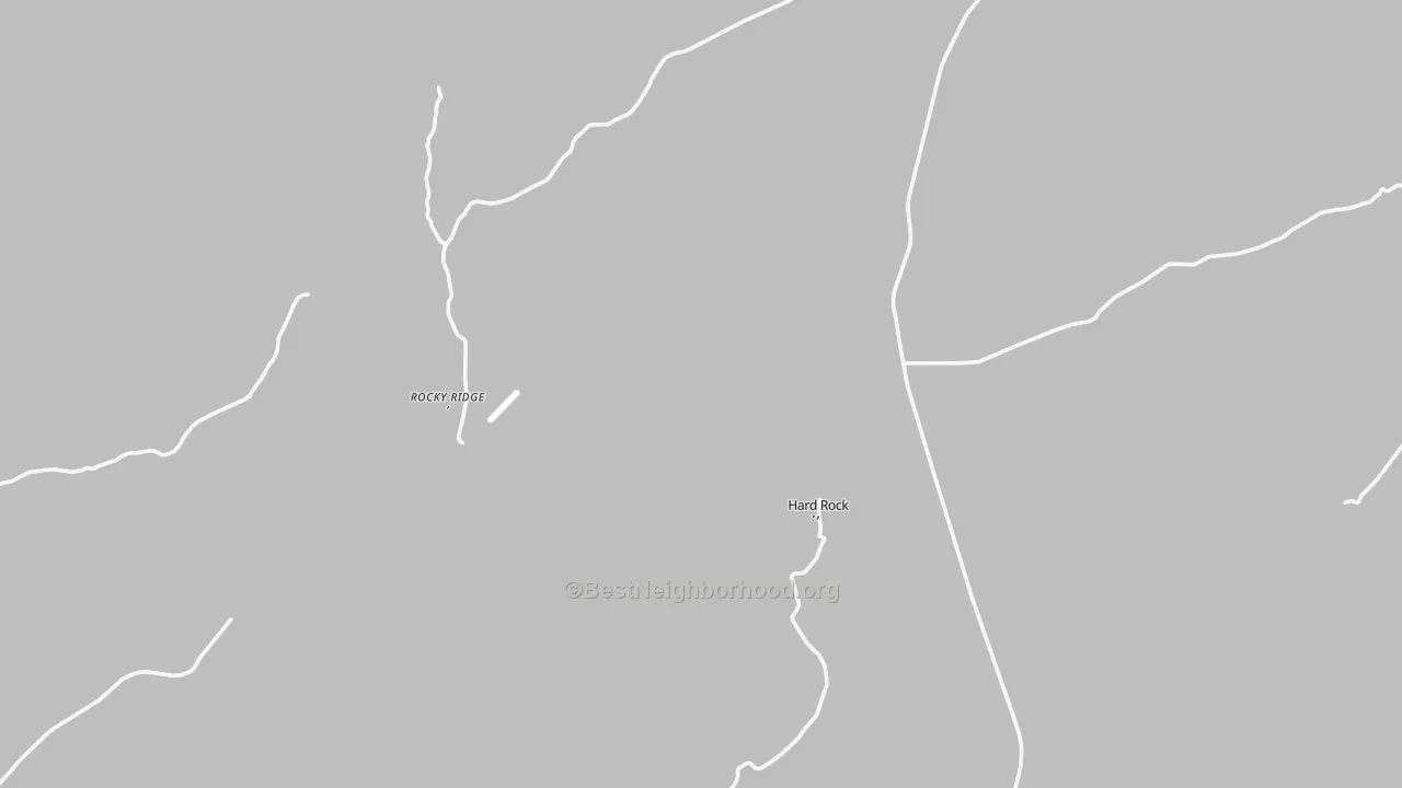 Walk Grade map of 86039, AZ, walkable areas in green and car-dependent areas in red
