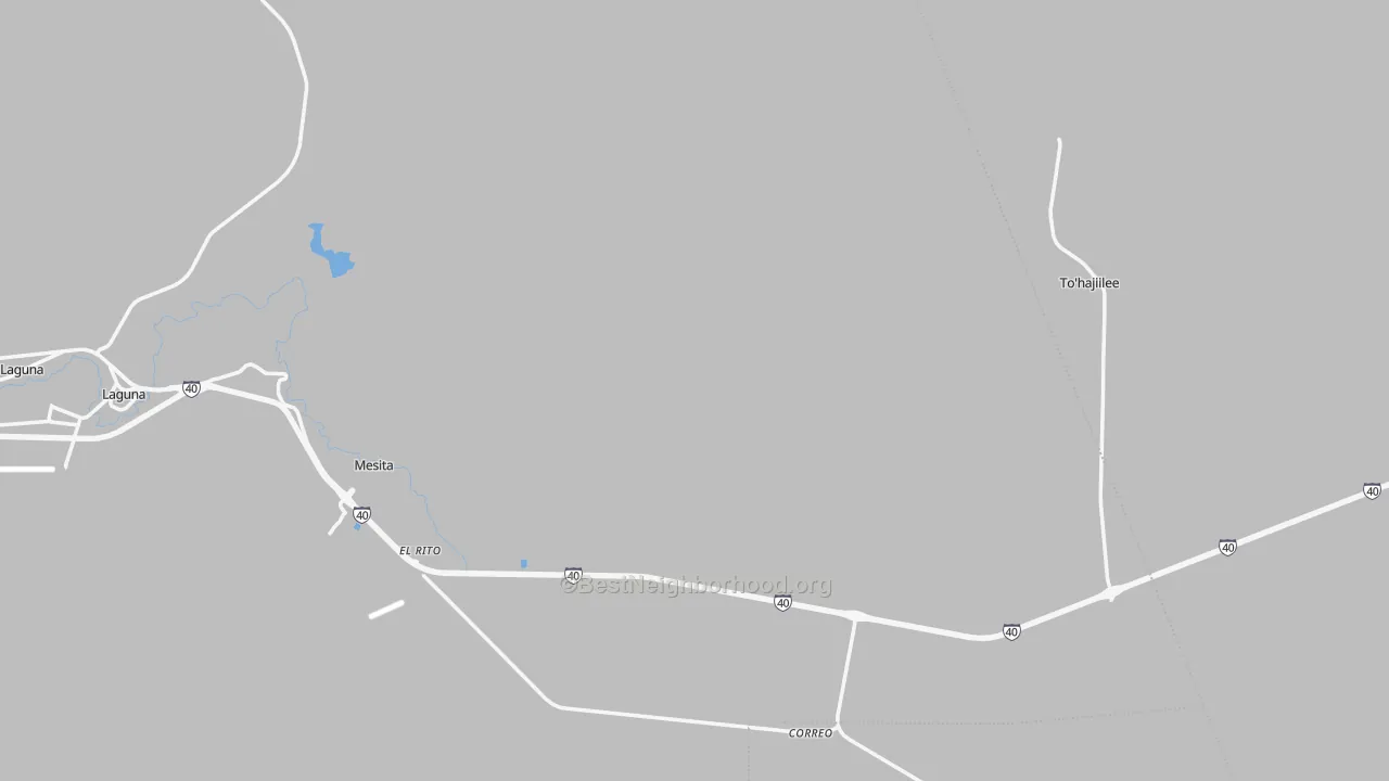 Walk Grade map of 87026, NM, walkable areas in green and car-dependent areas in red
