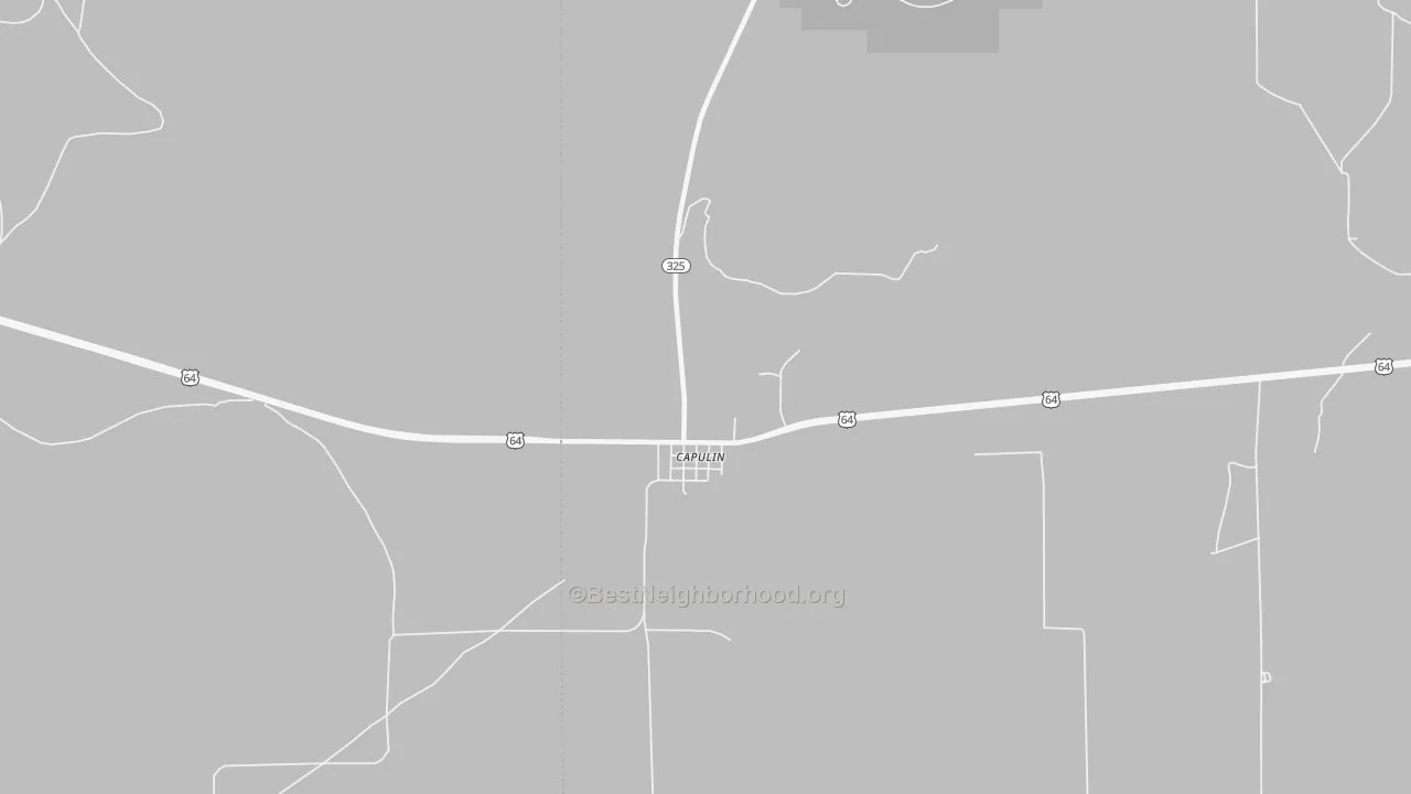 Walk Grade map of 88414, NM, walkable areas in green and car-dependent areas in red