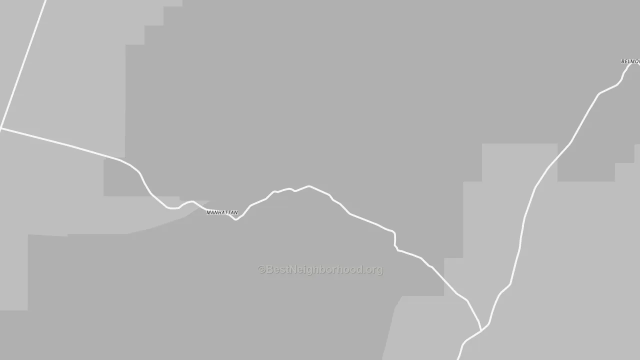 Walk Grade map of 89022, NV, walkable areas in green and car-dependent areas in red