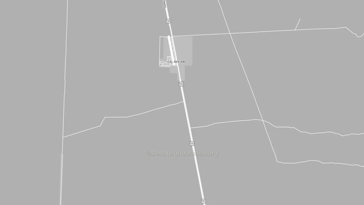 Walk Grade map of 89039, NV, walkable areas in green and car-dependent areas in red