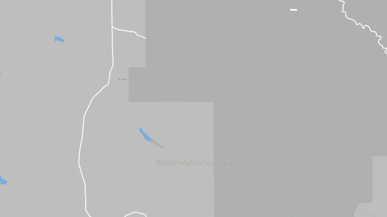 Walk Grade map of 89831, NV, walkable areas in green and car-dependent areas in red