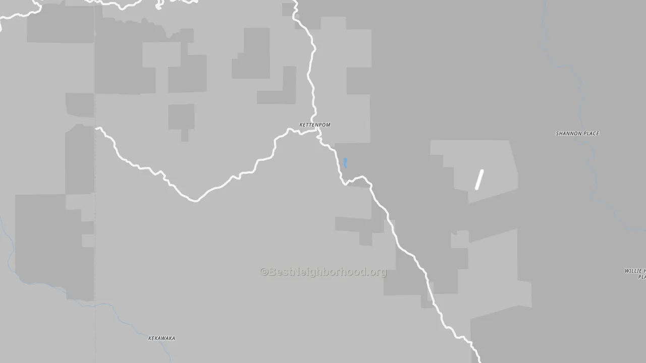Walk Grade map of 95595, CA, walkable areas in green and car-dependent areas in red
