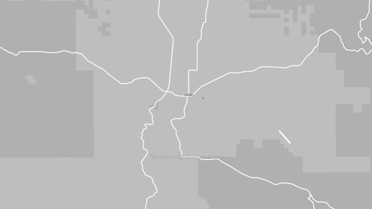 Walk Grade map of 97880, OR, walkable areas in green and car-dependent areas in red
