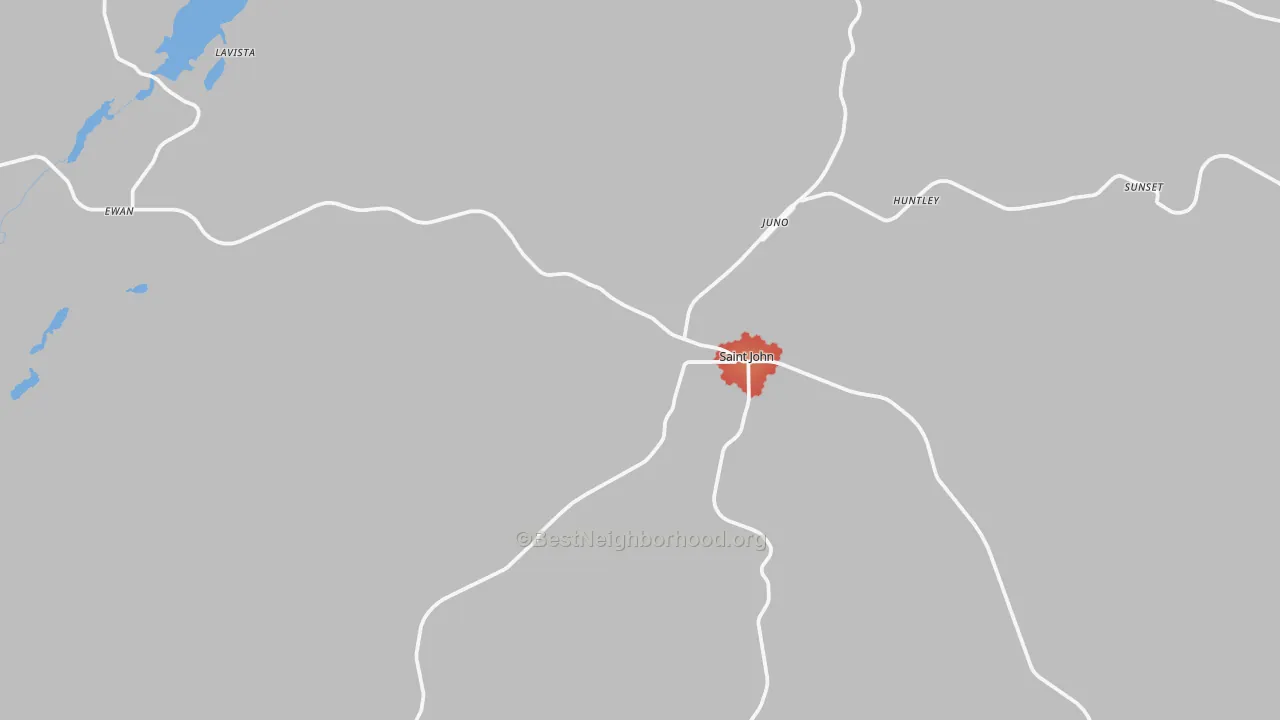 Walk Grade map of 99171, WA, walkable areas in green and car-dependent areas in red