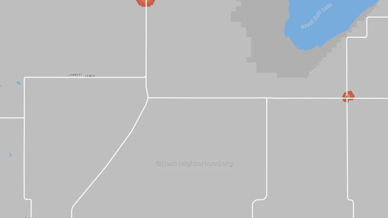 Walk Grade map of Alfalfa County, OK, walkable areas in green and car-dependent areas in red