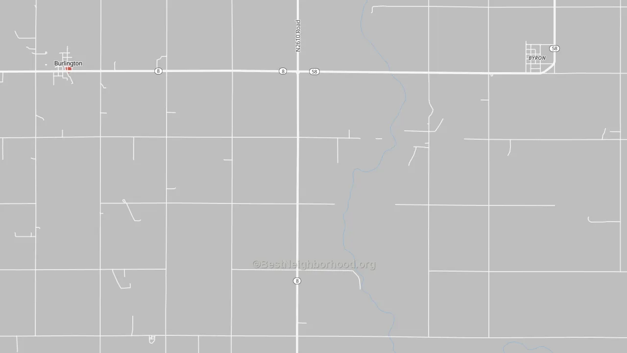 Walk Grade map of Driftwood, OK, walkable areas in green and car-dependent areas in red