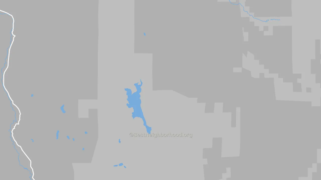 Walk Grade map of Espinosa, CO, walkable areas in green and car-dependent areas in red