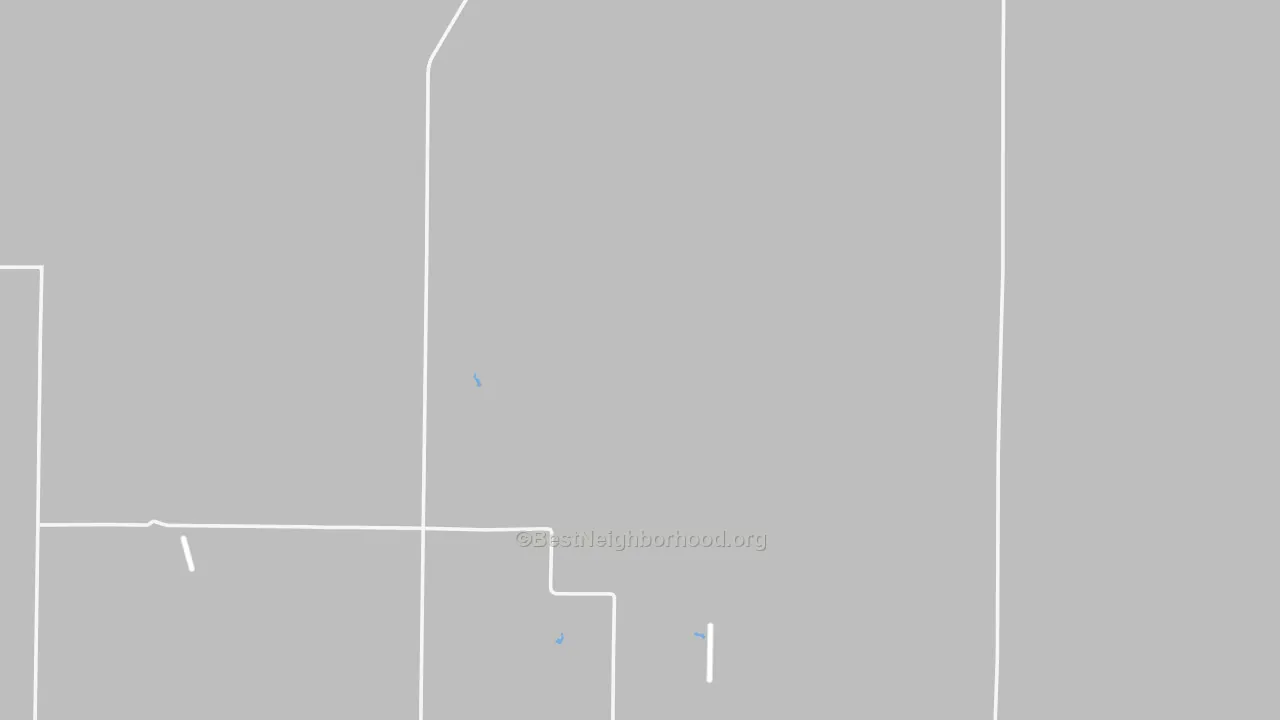 Walk Grade map of Gove, KS, walkable areas in green and car-dependent areas in red