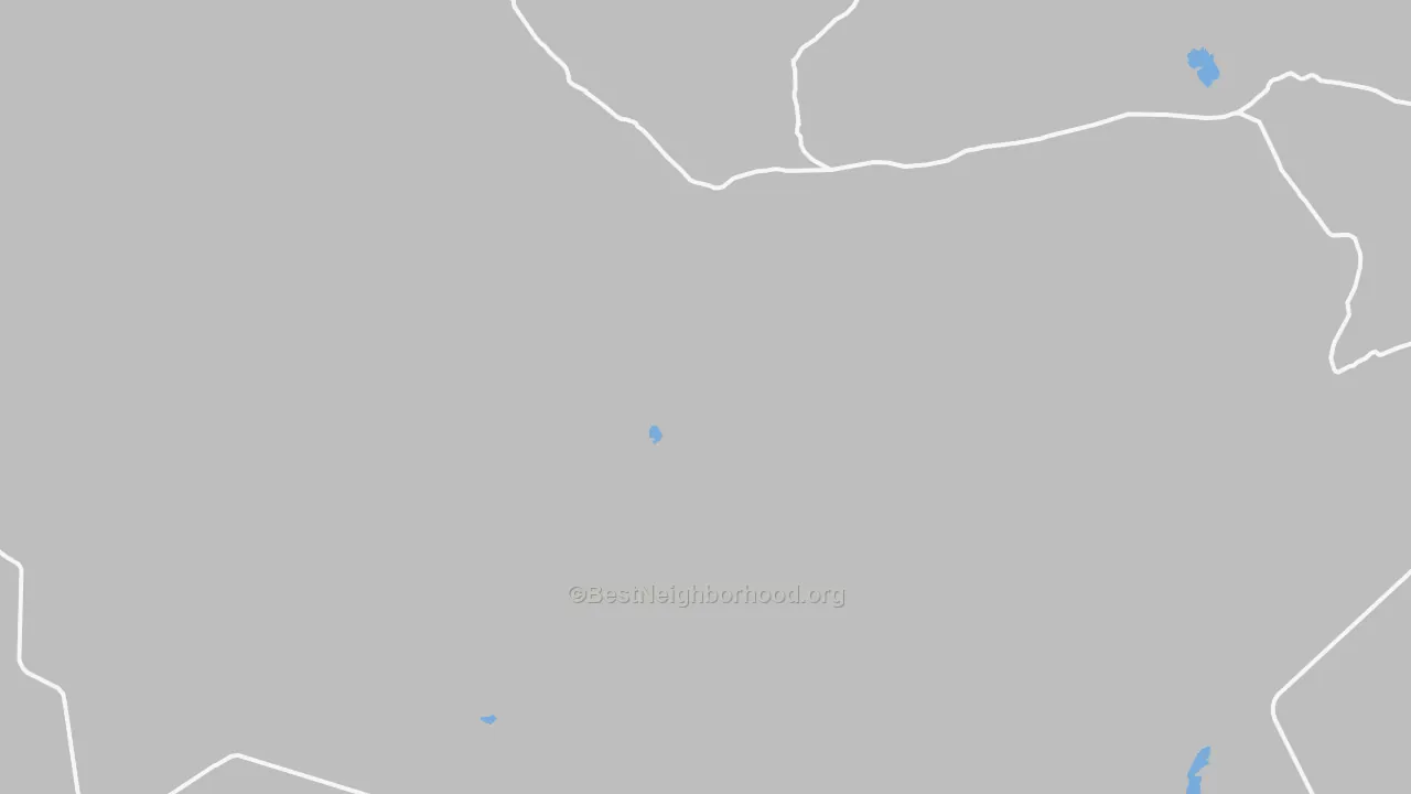 Walk Grade map of Huachuca Terrace, AZ, walkable areas in green and car-dependent areas in red