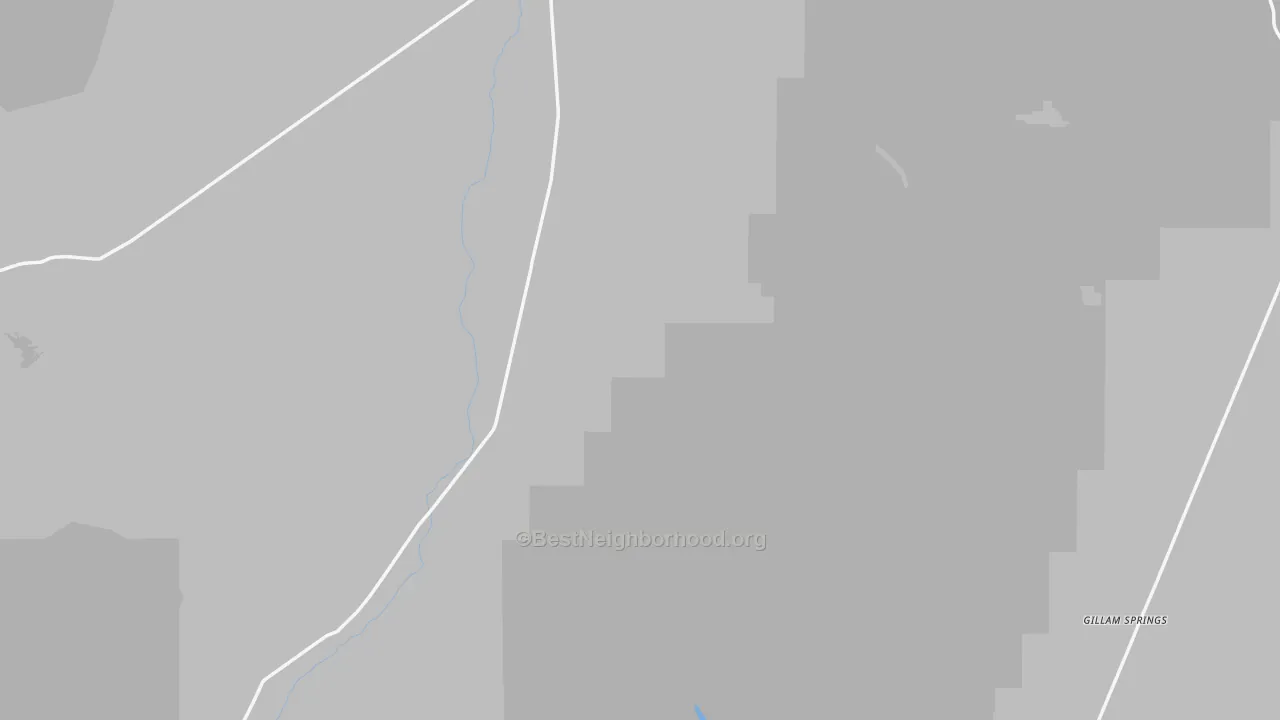 Walk Grade map of Ione, NV, walkable areas in green and car-dependent areas in red