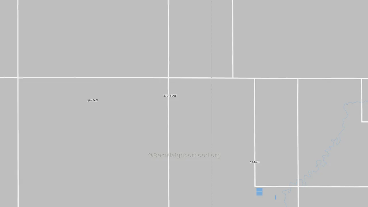 Walk Grade map of Johnson, KS, walkable areas in green and car-dependent areas in red