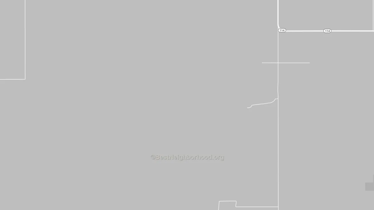 Walk Grade map of Lingo, NM, walkable areas in green and car-dependent areas in red