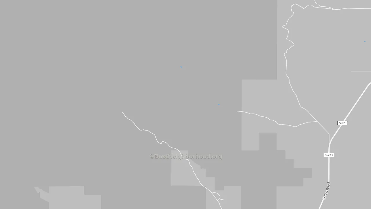 Walk Grade map of Lost Creek, MT, walkable areas in green and car-dependent areas in red