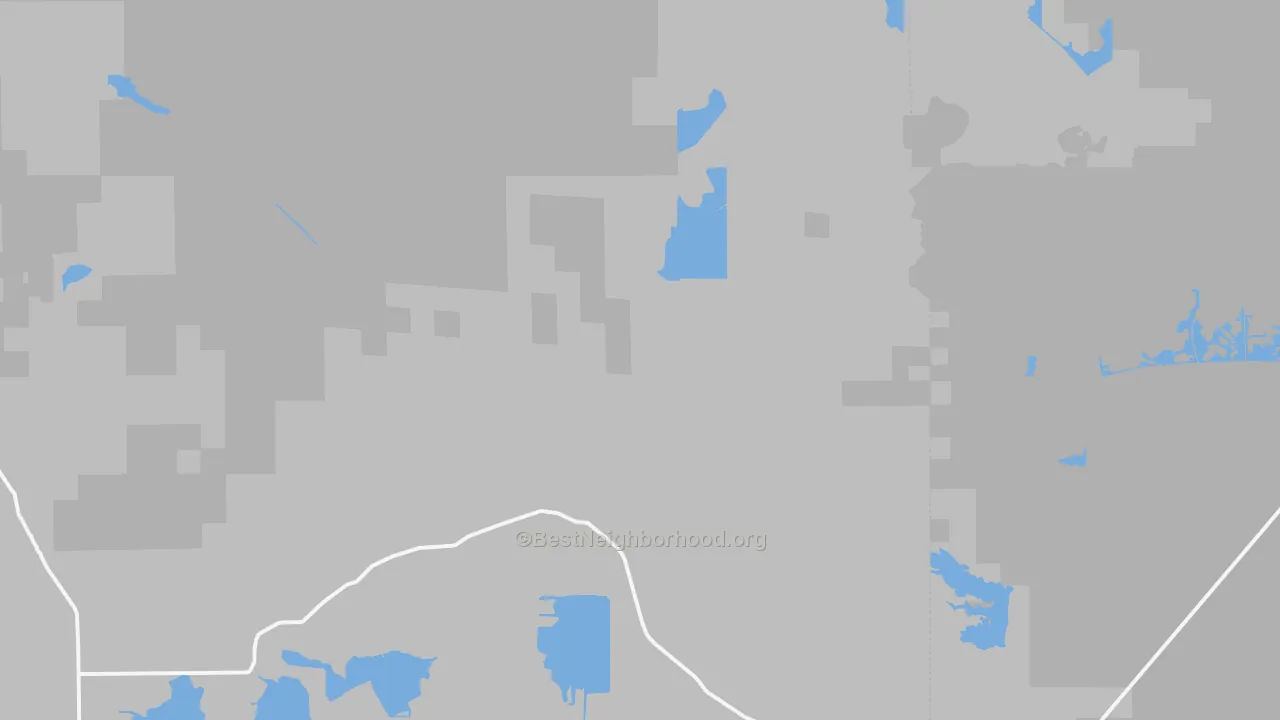 Walk Grade map of Mather, WI, walkable areas in green and car-dependent areas in red