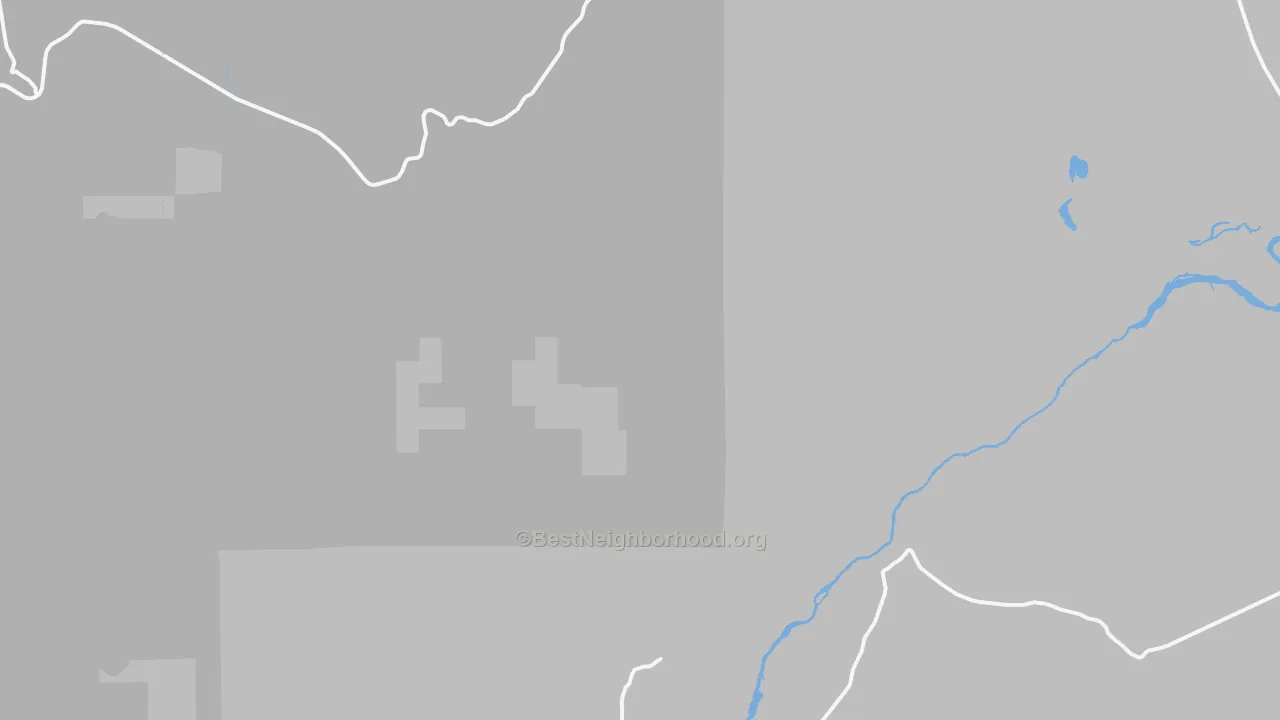 Walk Grade map of Radium, CO, walkable areas in green and car-dependent areas in red