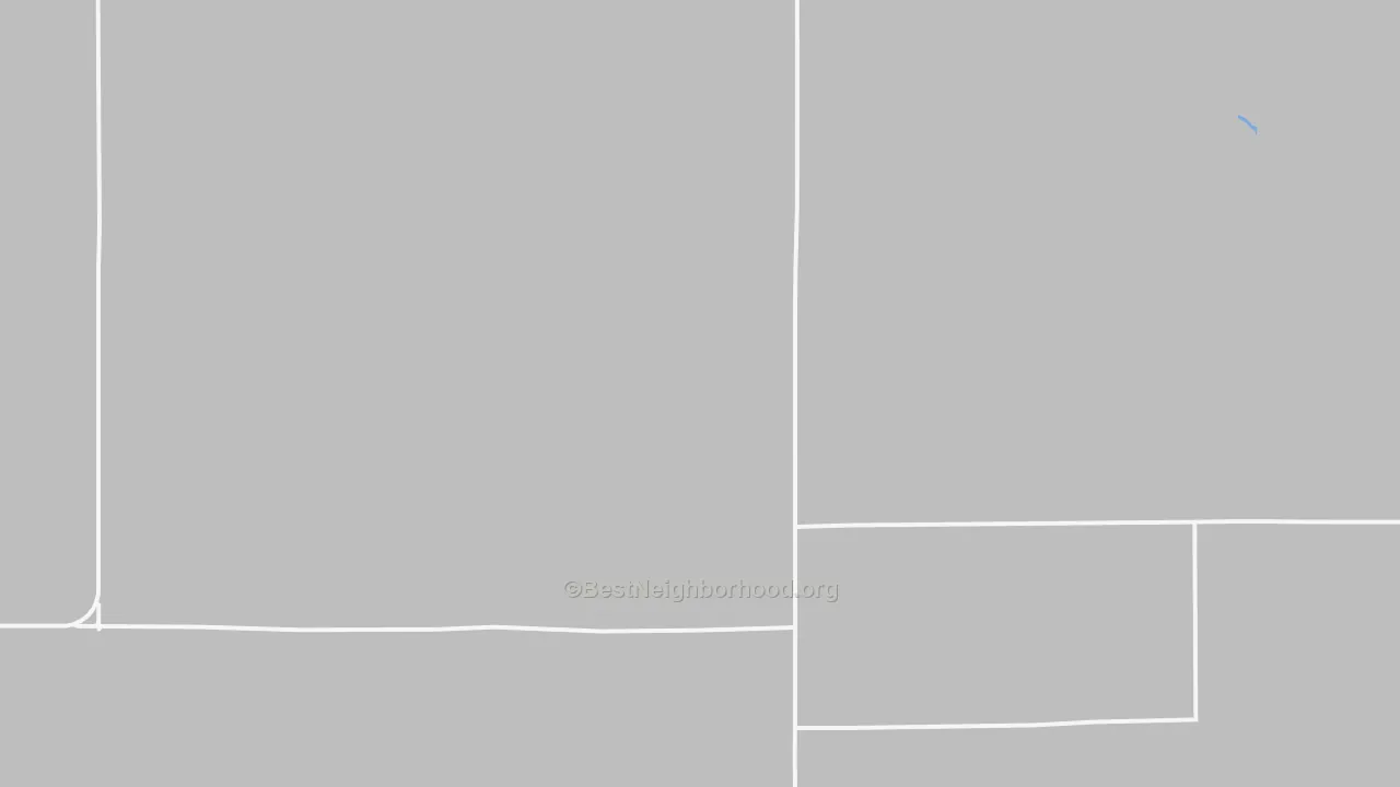 Walk Grade map of Shaw, CO, walkable areas in green and car-dependent areas in red