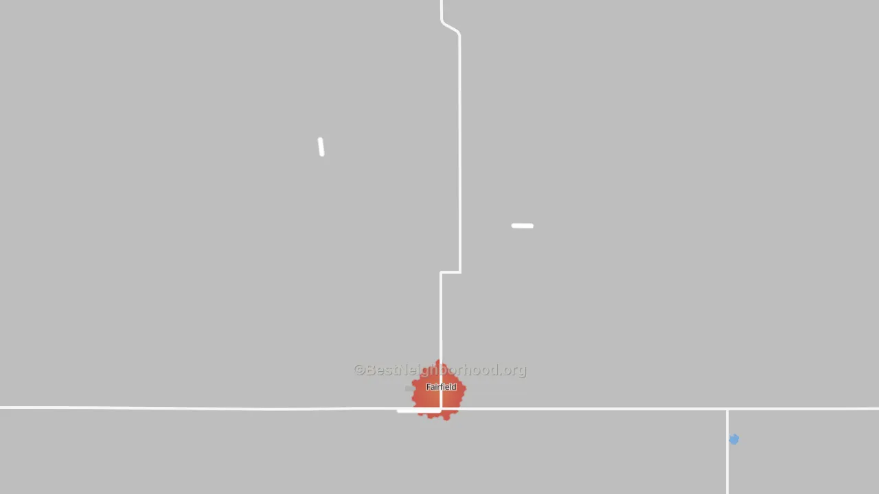 Walk Grade map of Soldier, ID, walkable areas in green and car-dependent areas in red