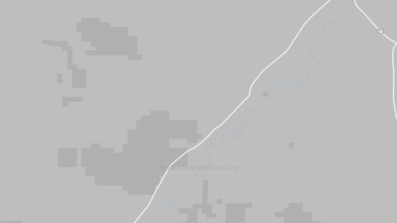 Walk Grade map of Sonnette, MT, walkable areas in green and car-dependent areas in red