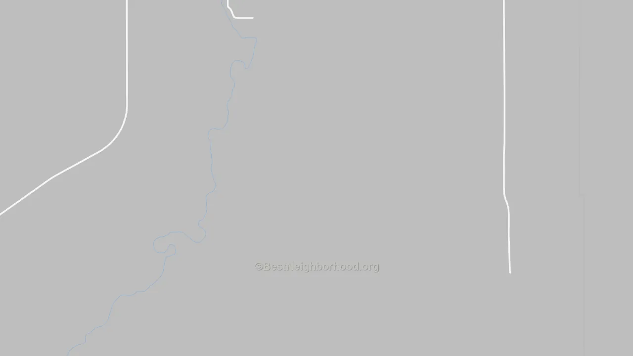 Walk Grade map of Tolar, NM, walkable areas in green and car-dependent areas in red