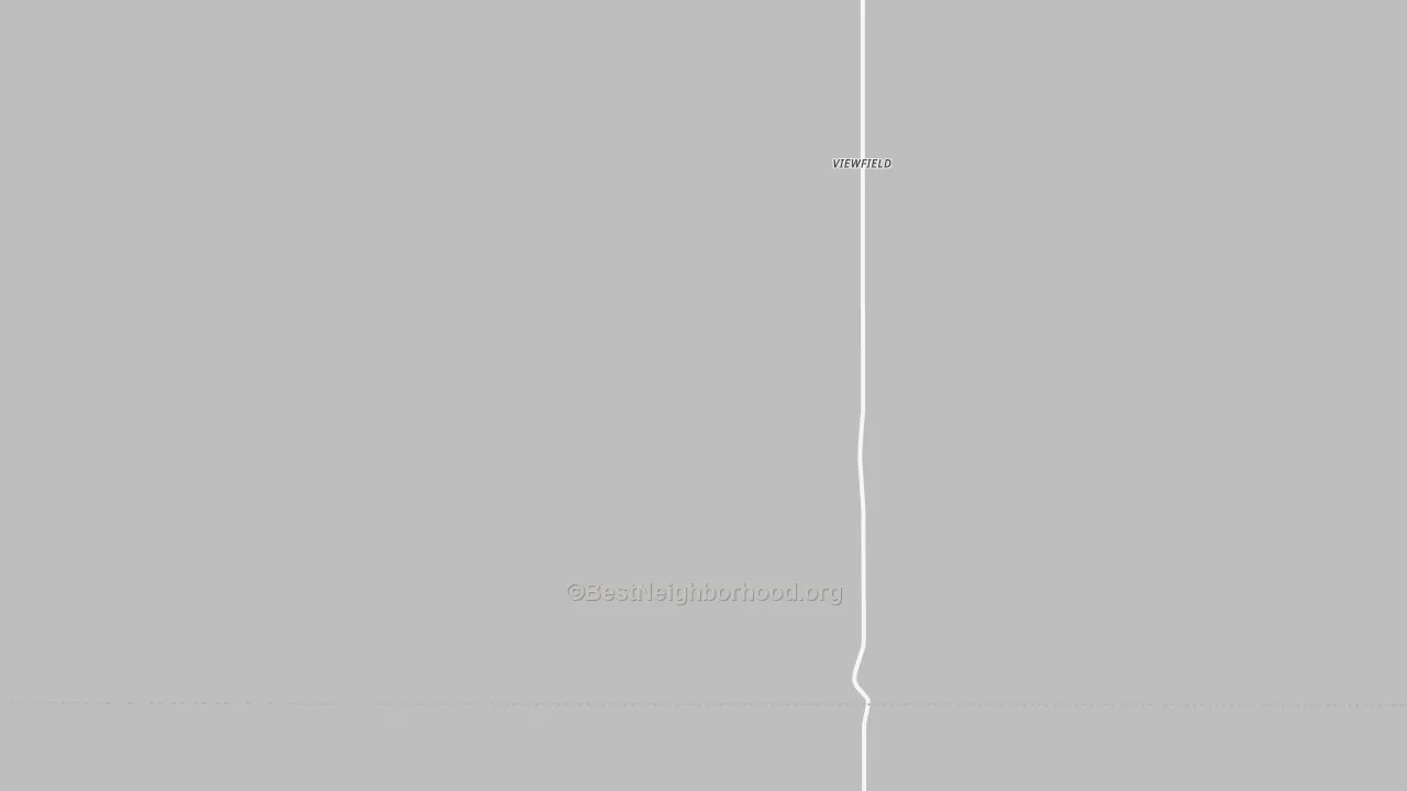 Walk Grade map of Viewfield, SD, walkable areas in green and car-dependent areas in red