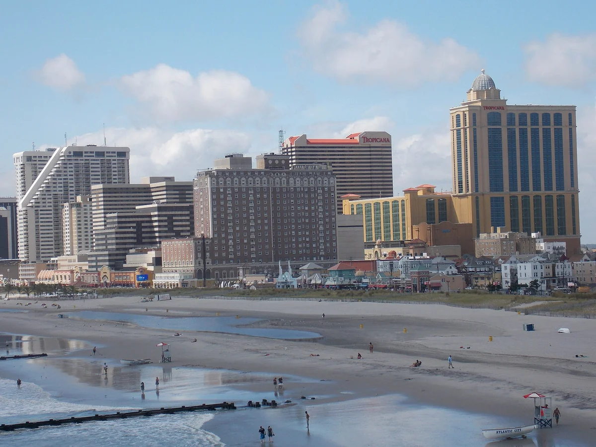 A view of Atlantic City, New Jersey from the Pier Shops