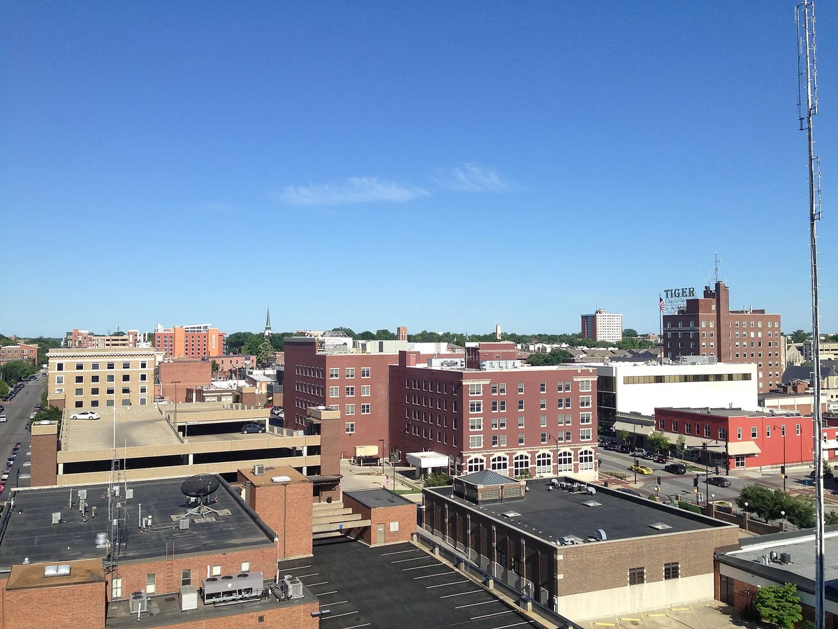 Skyline of Columbia, MO taken in June 2014