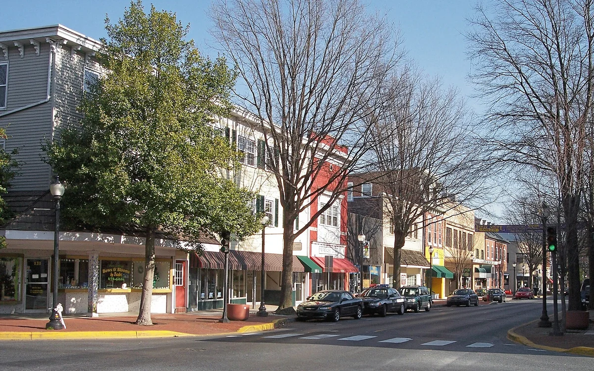 West Loockerman Street in downtown Dover, Delaware