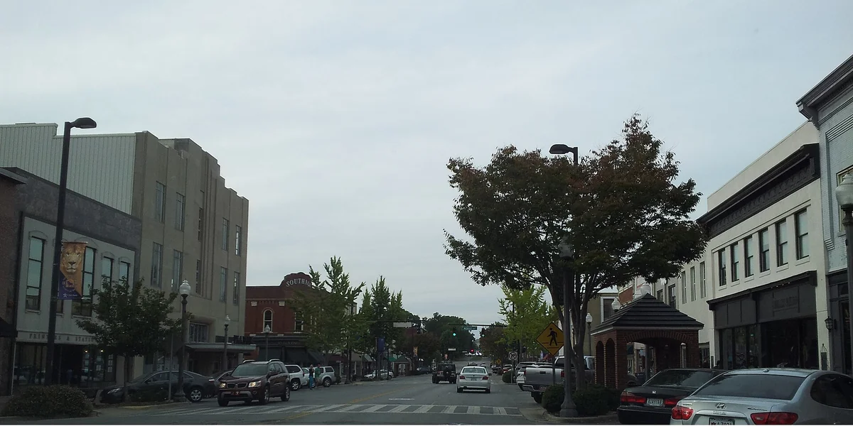 Downtown Florence Historic District, in Florence, Alabama, United States