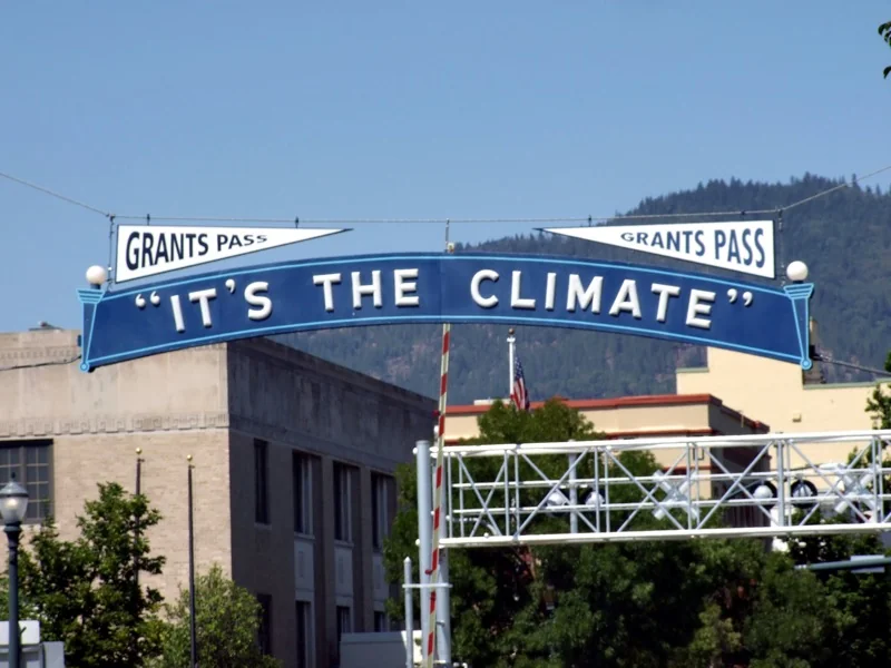 It's the Climate sign in Grants Pass, Oregon