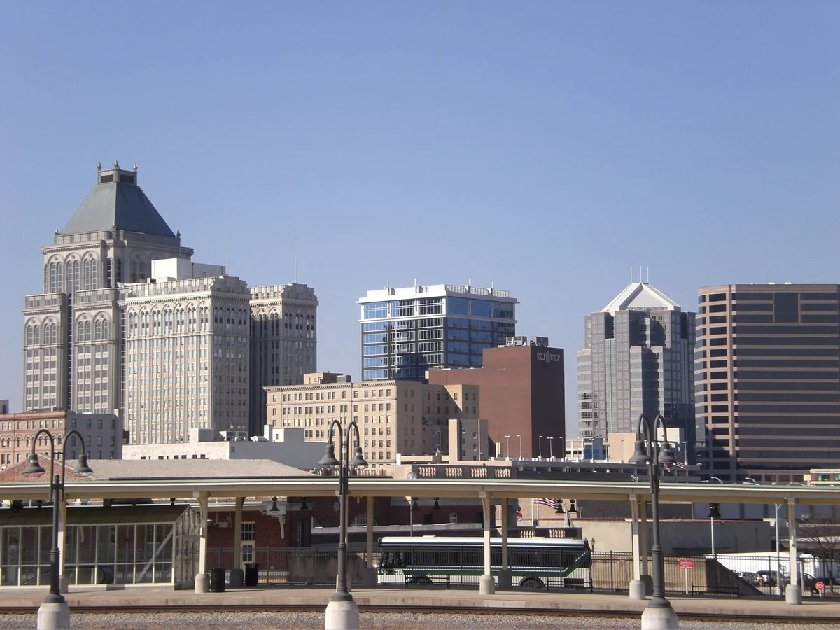 Skyline of Greensboro, North Carolina, United States