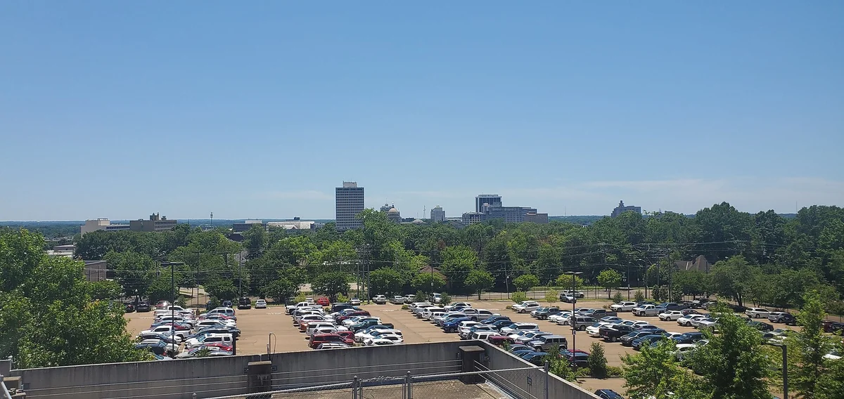 Downtown Jackson from Mississippi Baptist Hospital