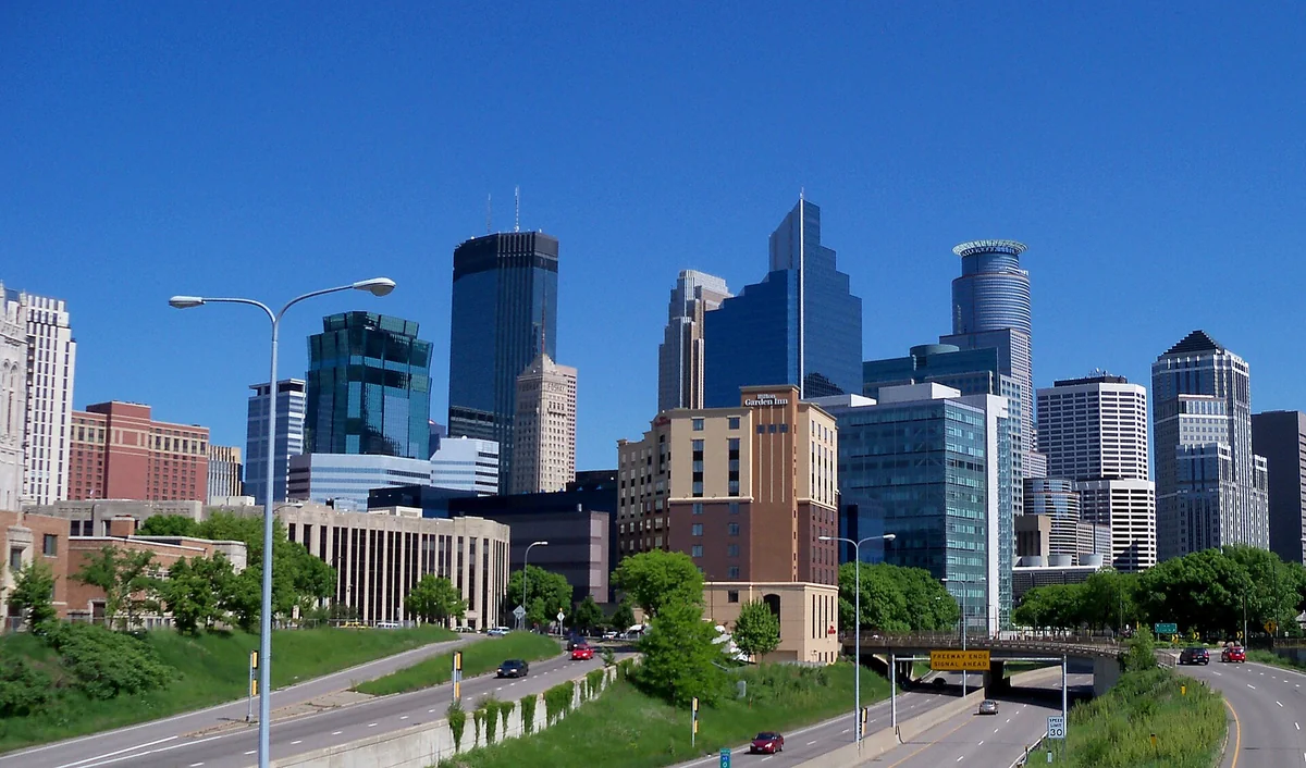 Skyline of Minneapolis, Minnesota, USA