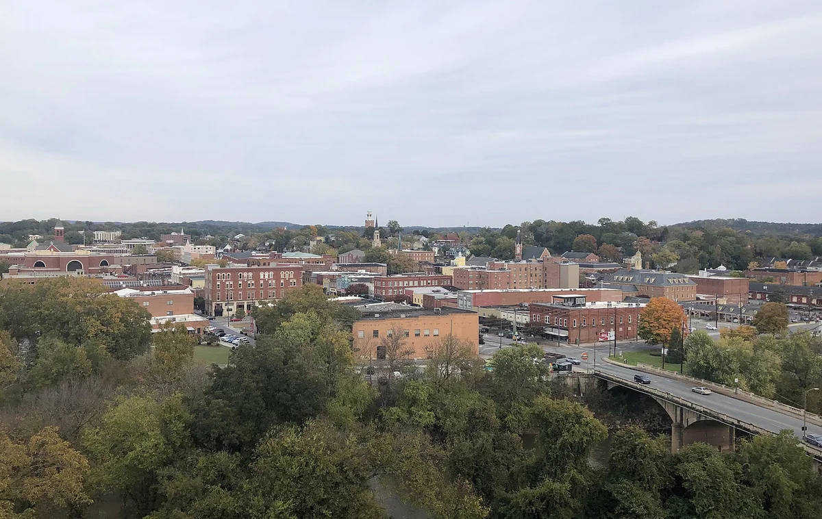A photo of the skyline of Rome, Georgia, USA as seen from Myrtle Hill