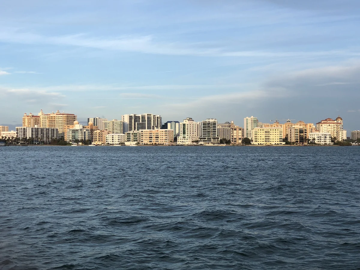 Sarasota Skyline from Bird Key Park, January 2018