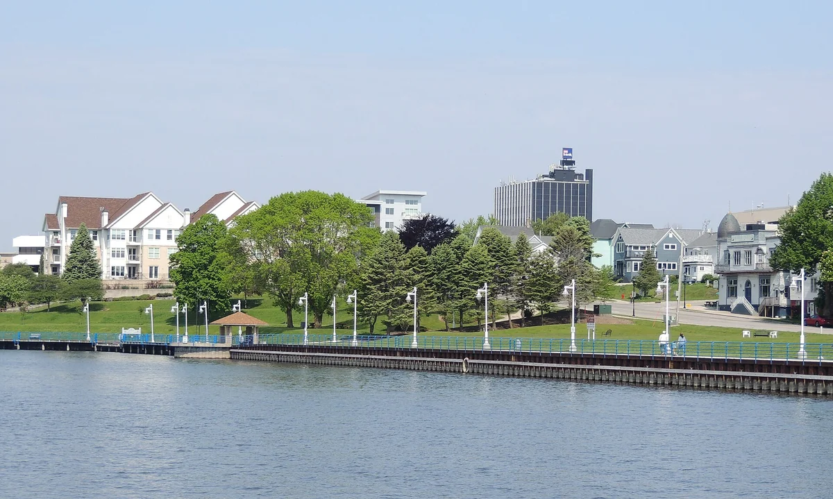 The Sheboygan Riverfront as seen in June 2025