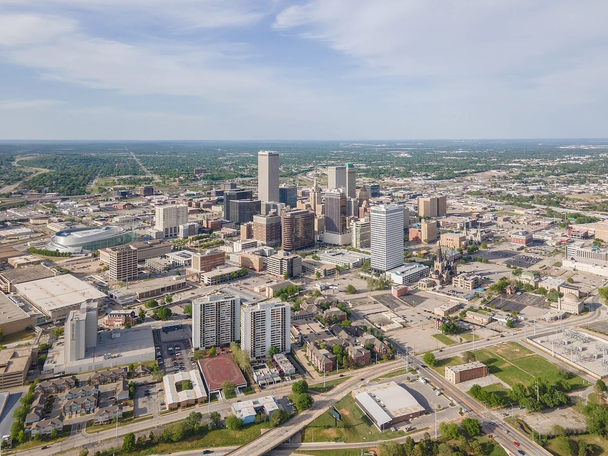 Skyline in Tulsa/Oklahoma